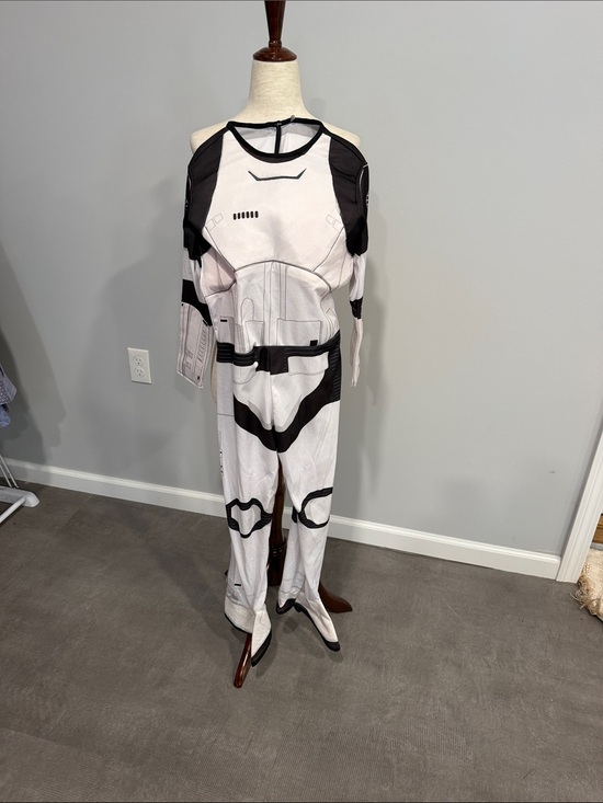 Star Wars Other - Star Wars Stormtrooper One-Piece Costume Jumpsuit - White & Black Kids Medium
